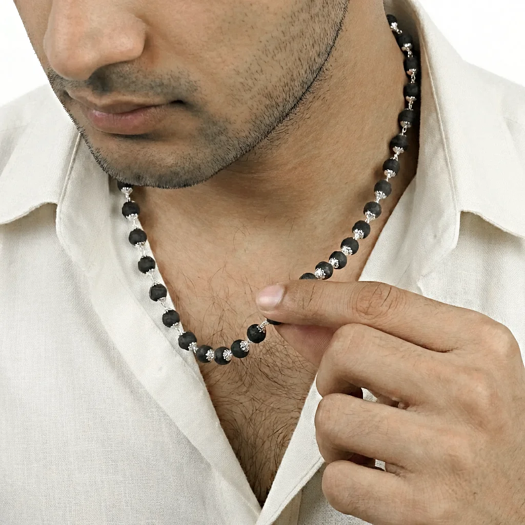 Karungali Mala German Silver