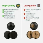 Karungali Mala quality comparison authentic vs regular