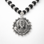 karungali mala with murugan face pendant