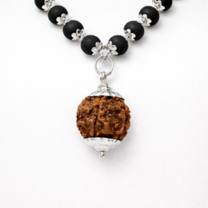 karungali mala with rudraksha pendant