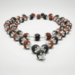 karungali rudraksha mala 54 beads german silver