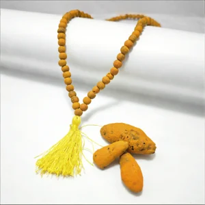 turmeric mala 108 beads natural