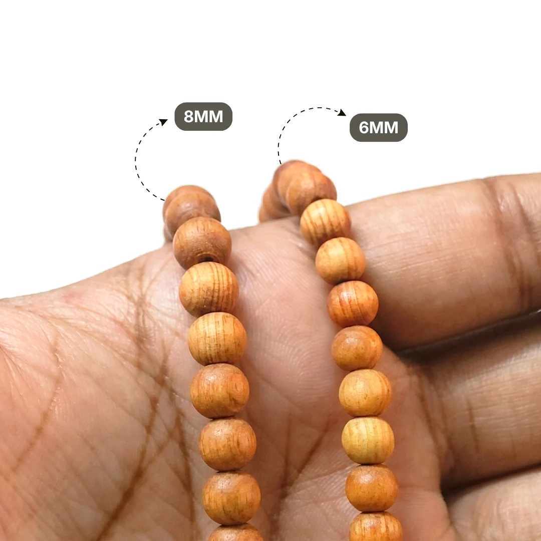 6mm and 8mm Devadaru Mala