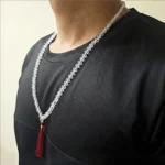 6mm sphatik mala side view