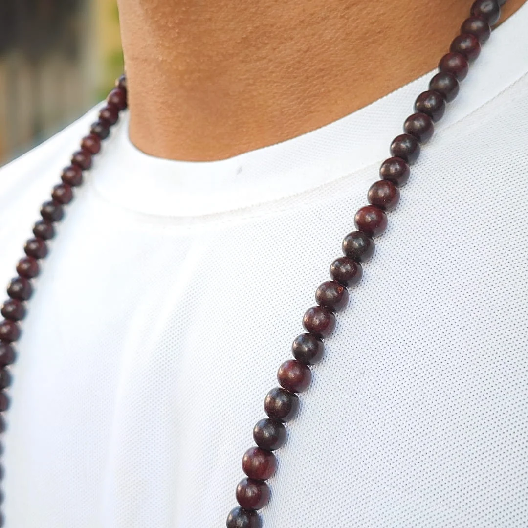8mm red sandalwood mala