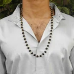 karungali mala gold plated govt certified original ebony wood