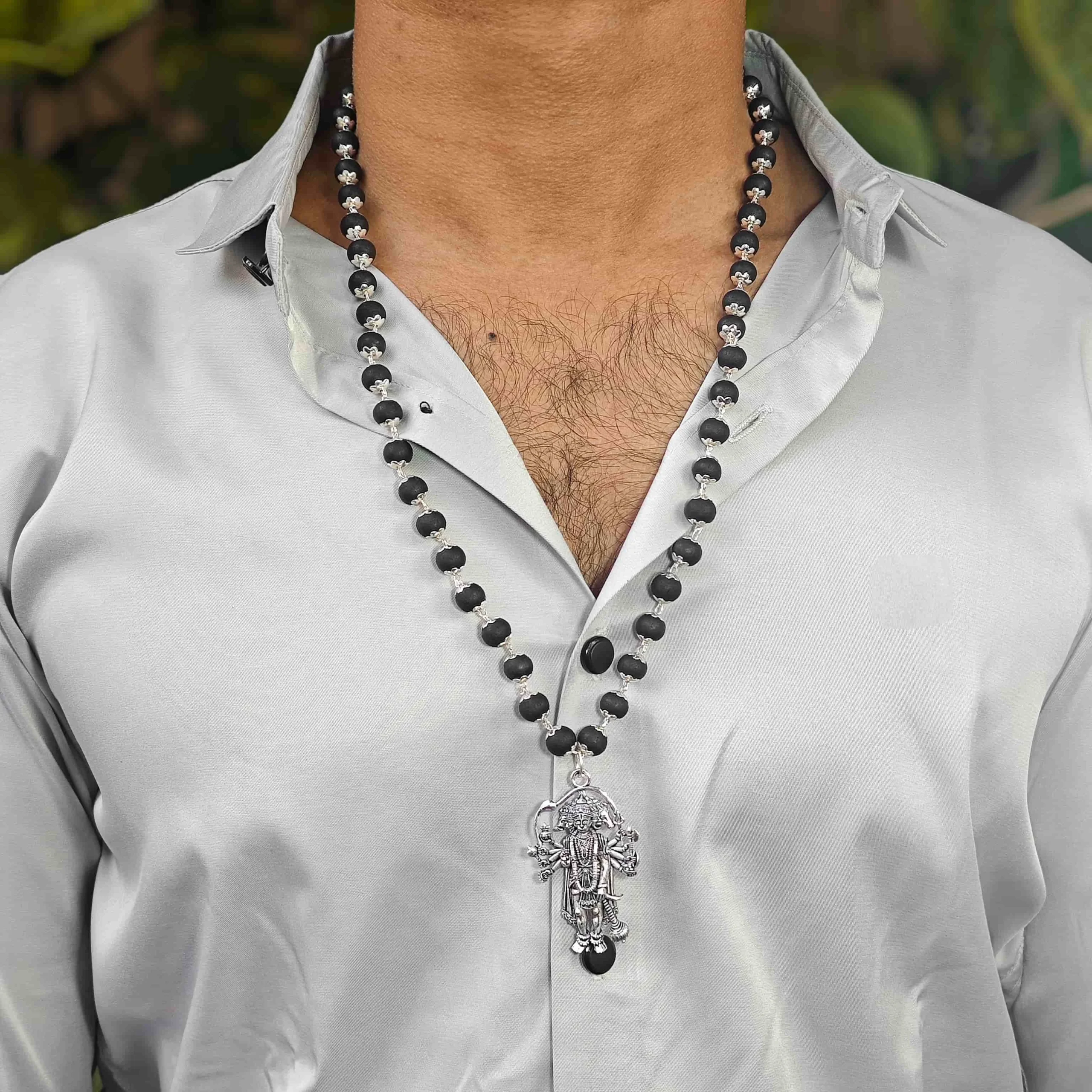 karungali mala hanuman pendant,