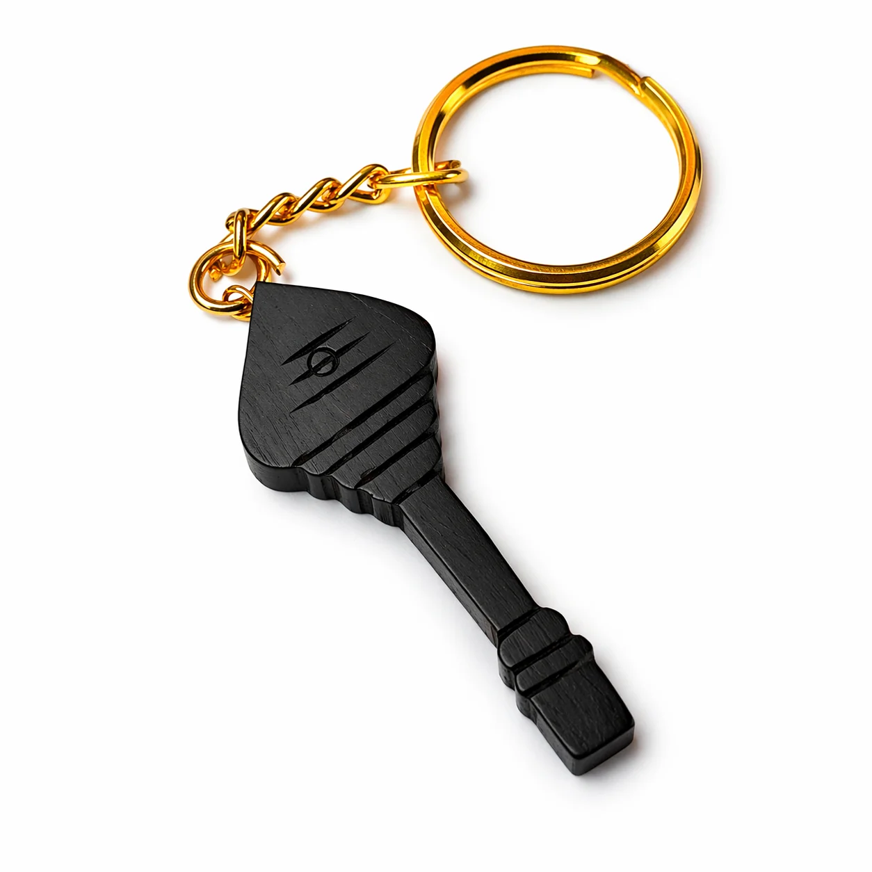 karungali murugan vel keychain handcrafted ebony wood