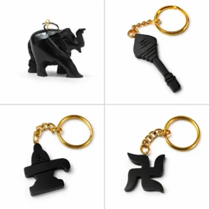 Karungali Wood Keychain – Ebony Wood Handcrafted Designs