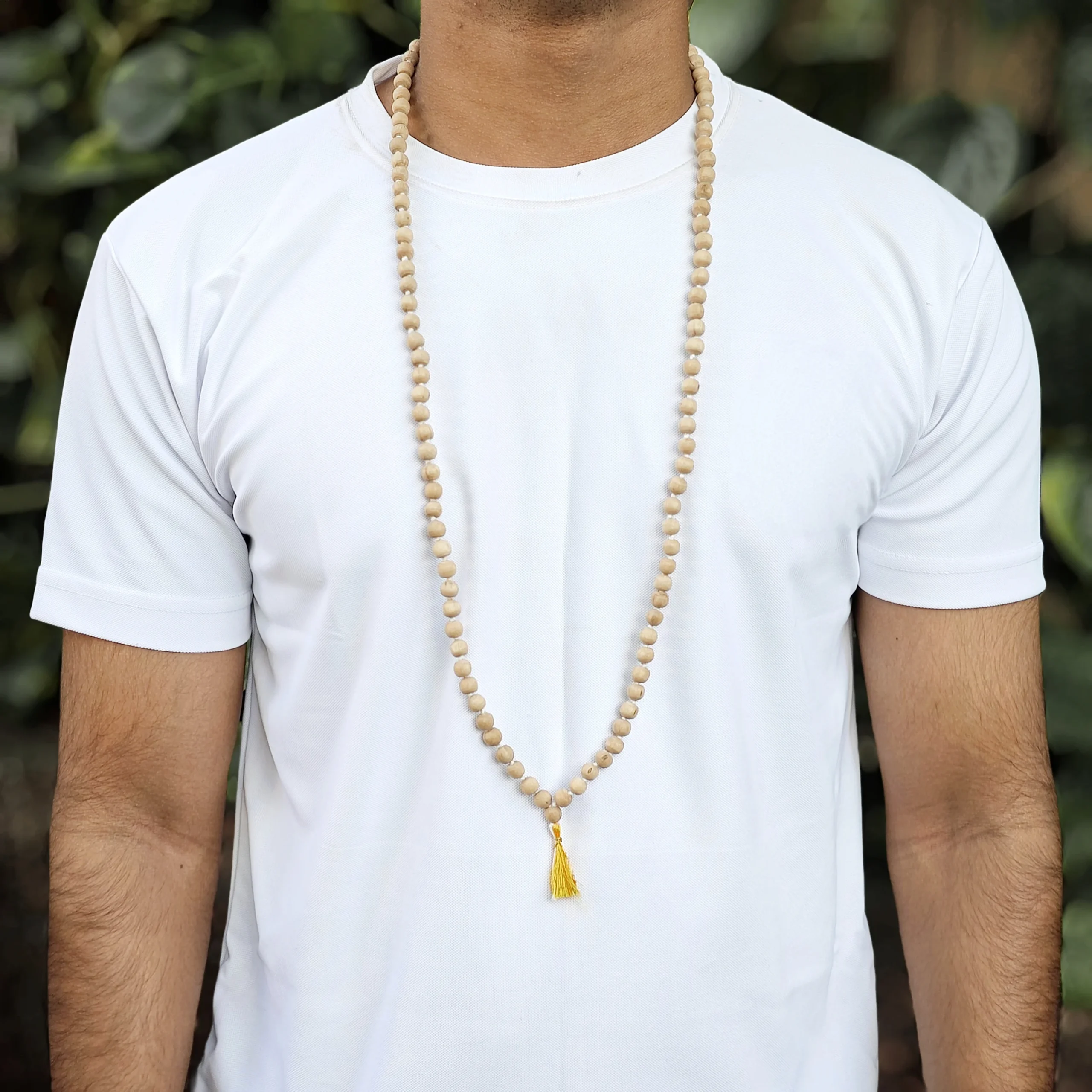 tulsi-mala-108-beads-worn-model